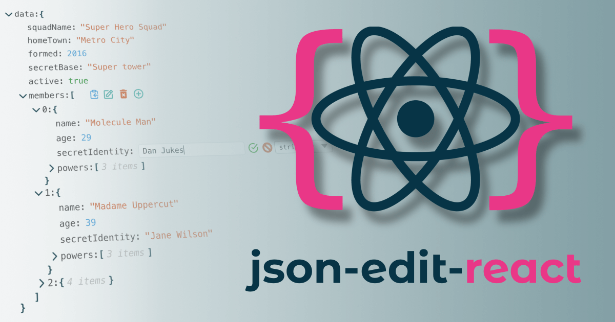 JSON•Edit•React